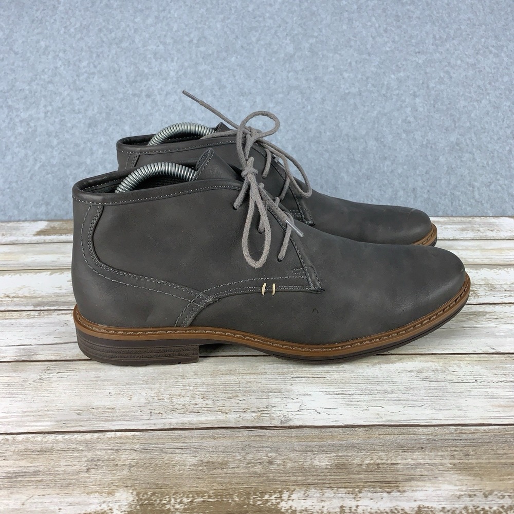 Varese Gobi II Men's Sz 9M Gray Lace Up Ankle Chukka Boots Shoes 350150